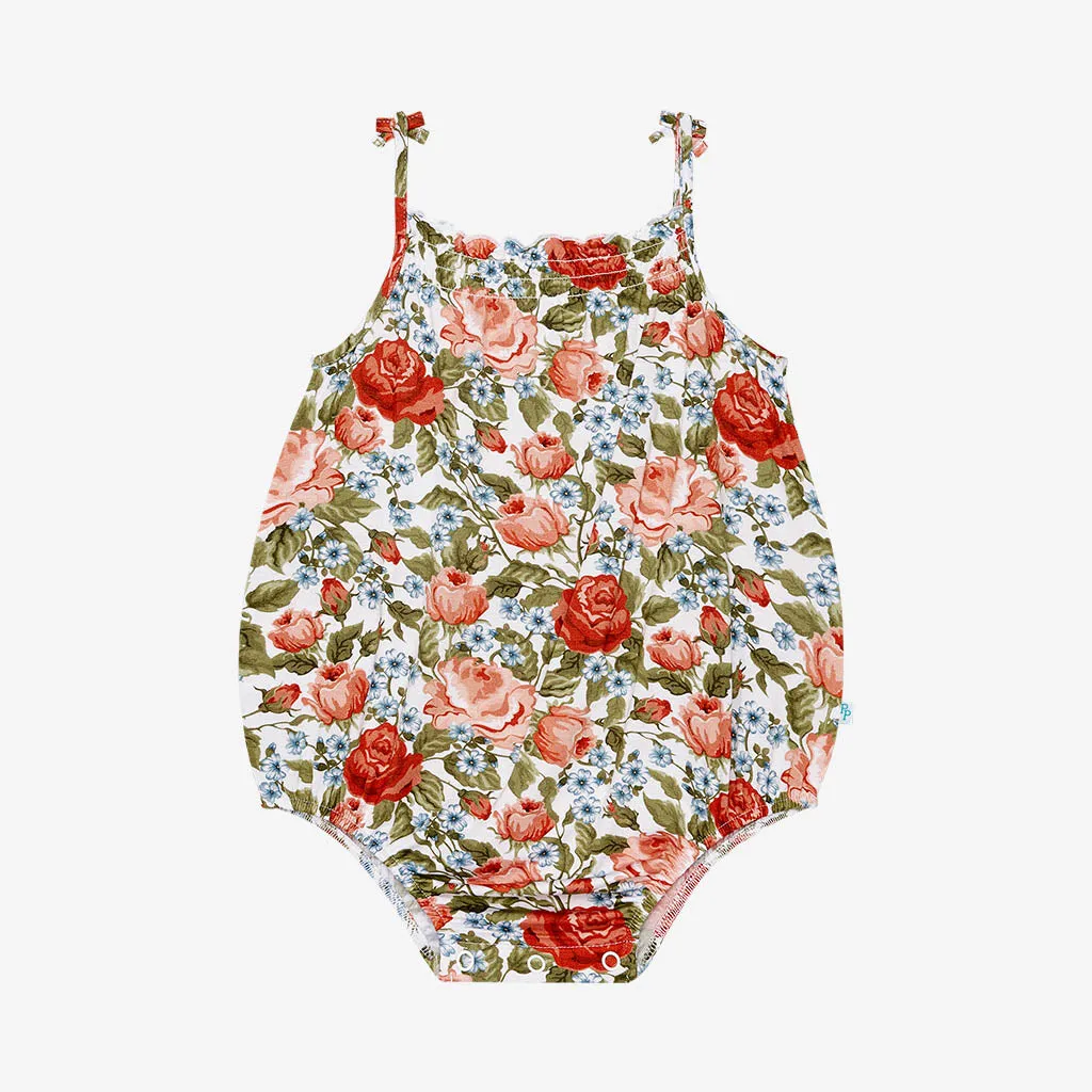 Posh Peanut Alma Spaghetti Strap Bubble Romper