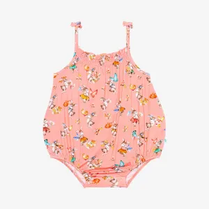 Posh Peanut Betty Spaghetti Strap Bubble Romper