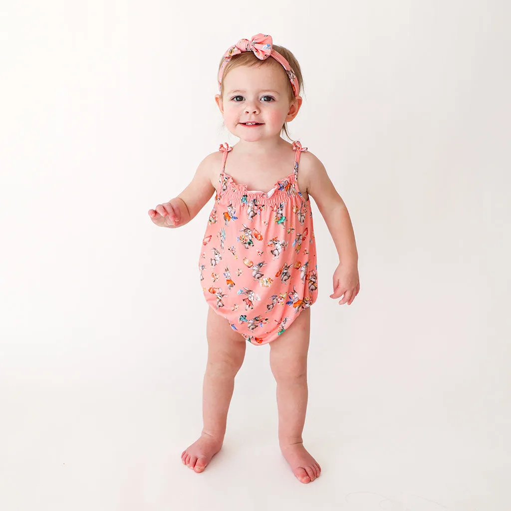 Posh Peanut Betty Spaghetti Strap Bubble Romper