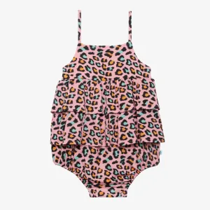 Posh Peanut Roxy Ruffled Spaghetti Strap Bubble Romper