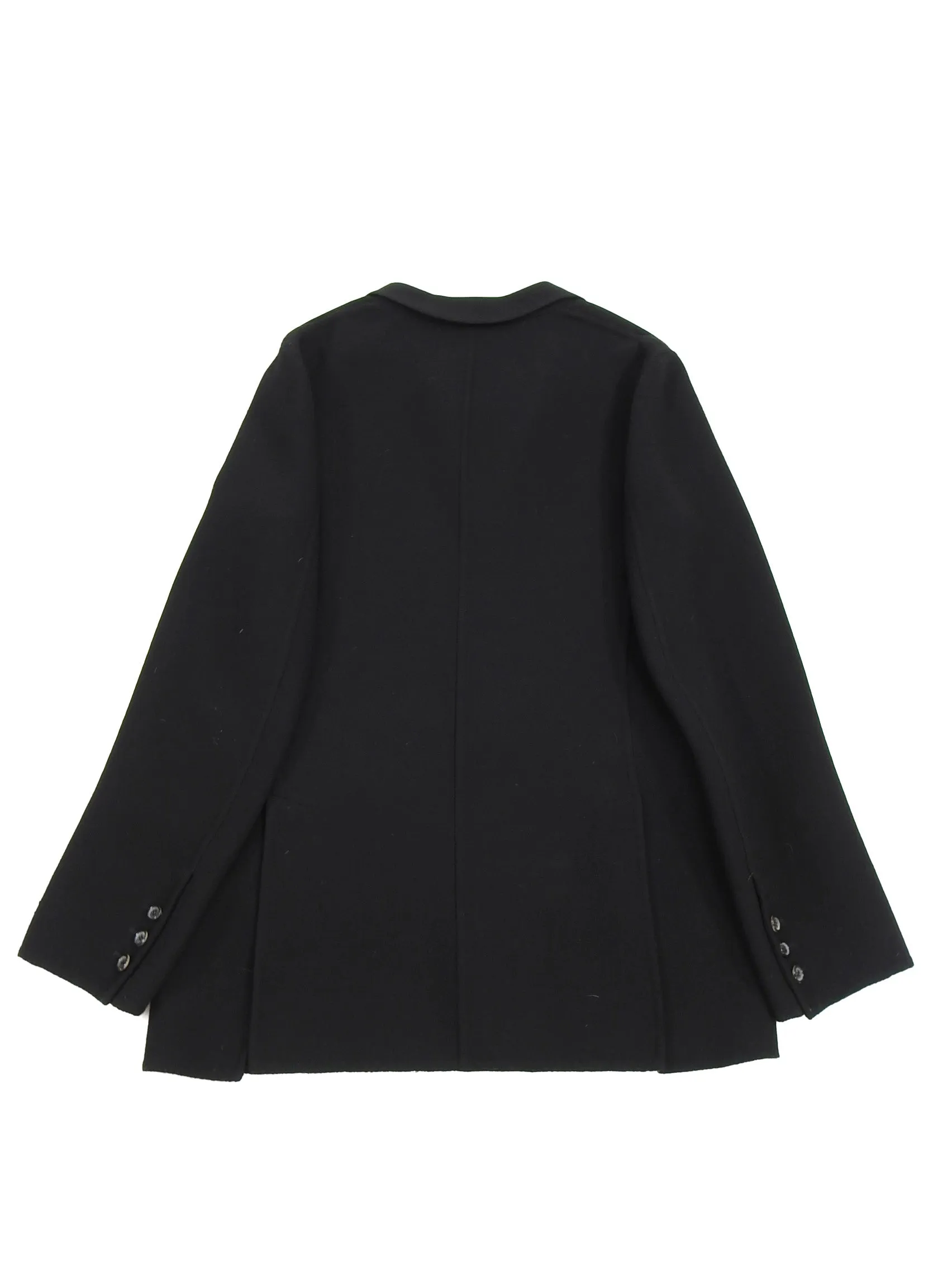 Prada Wool Black Unstructured Outerwear Blazer - L