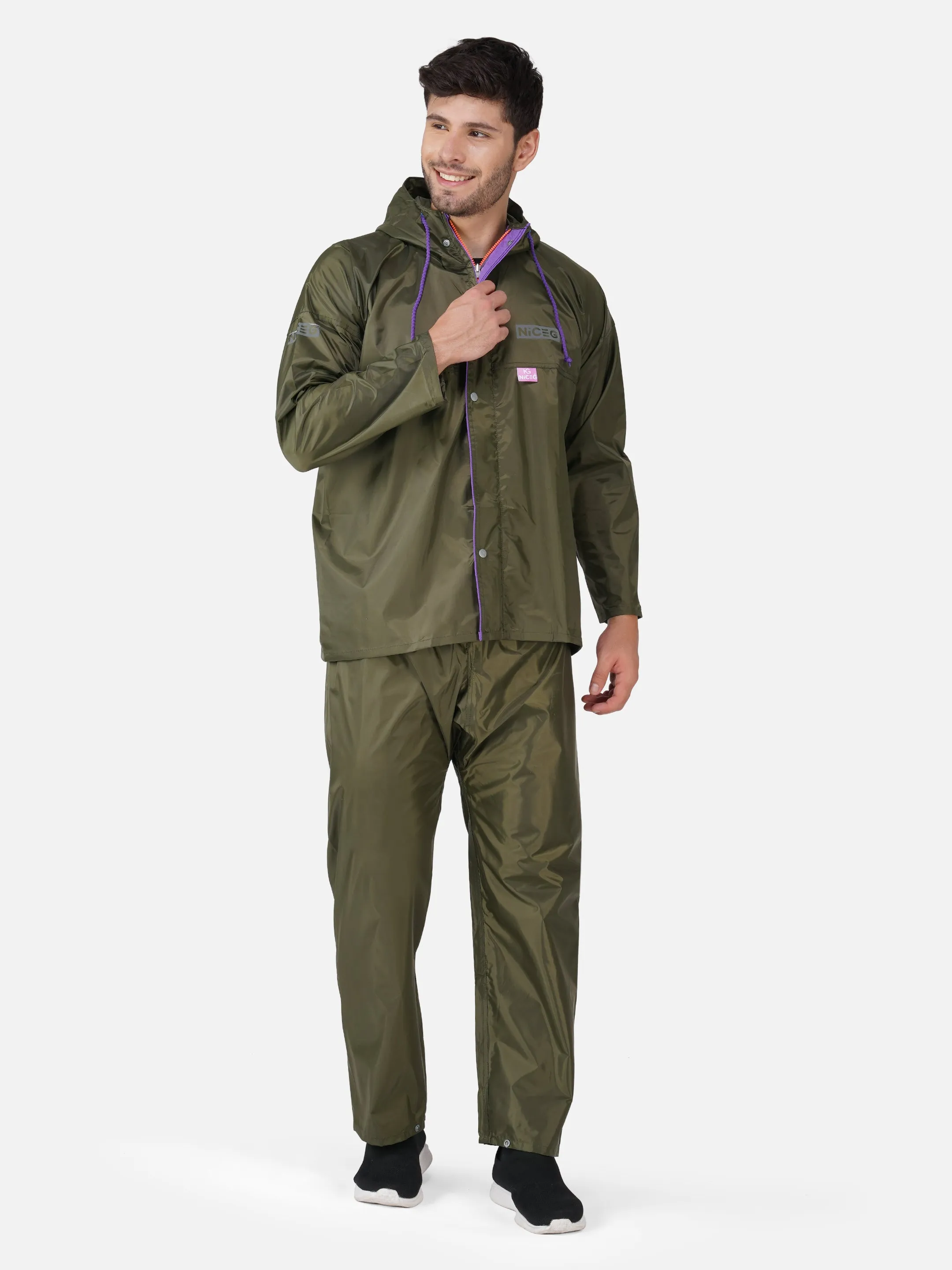 Premium Men's Raincoats with Pockets - NiceG