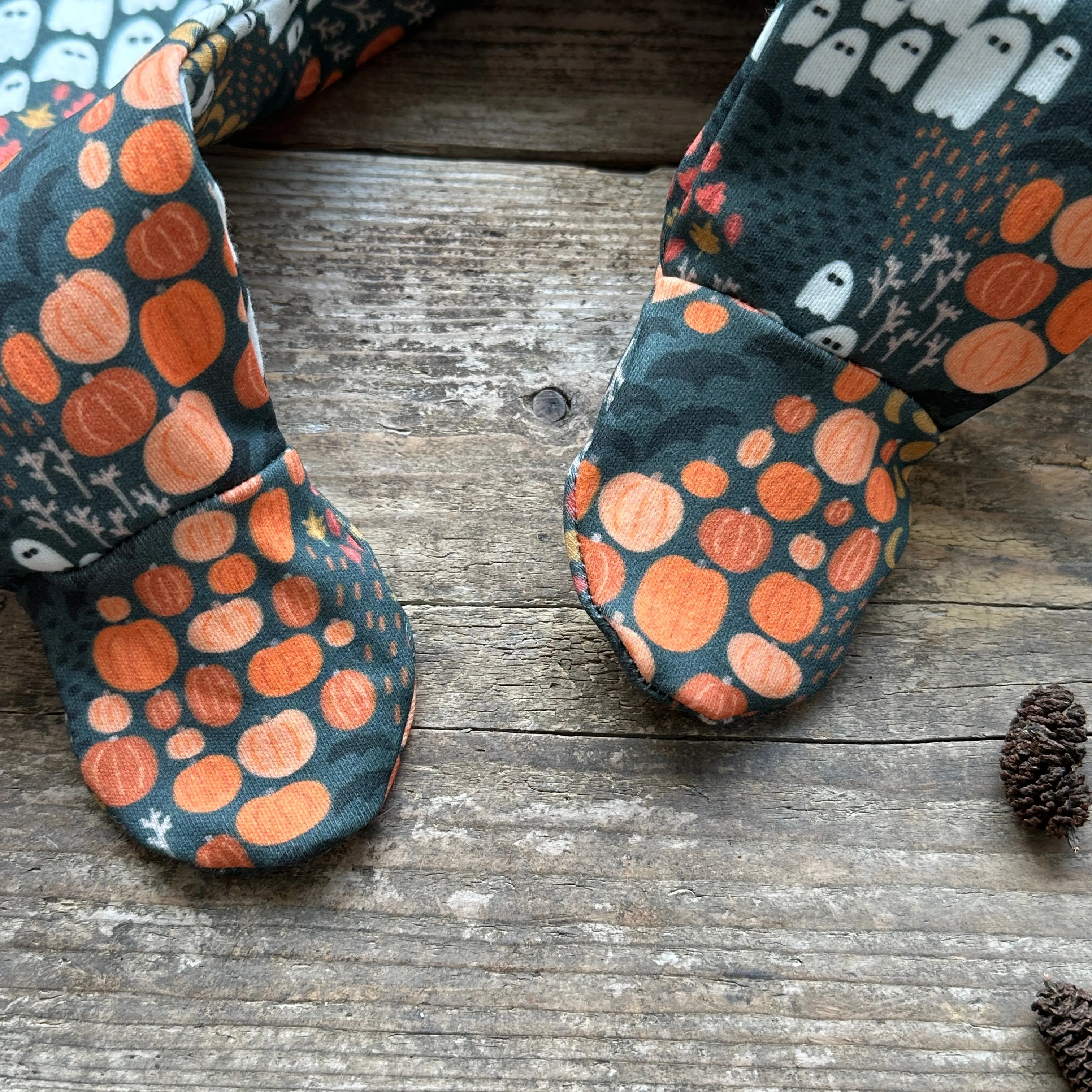 Pumpkin Patch Footed Romper | Ready To Post