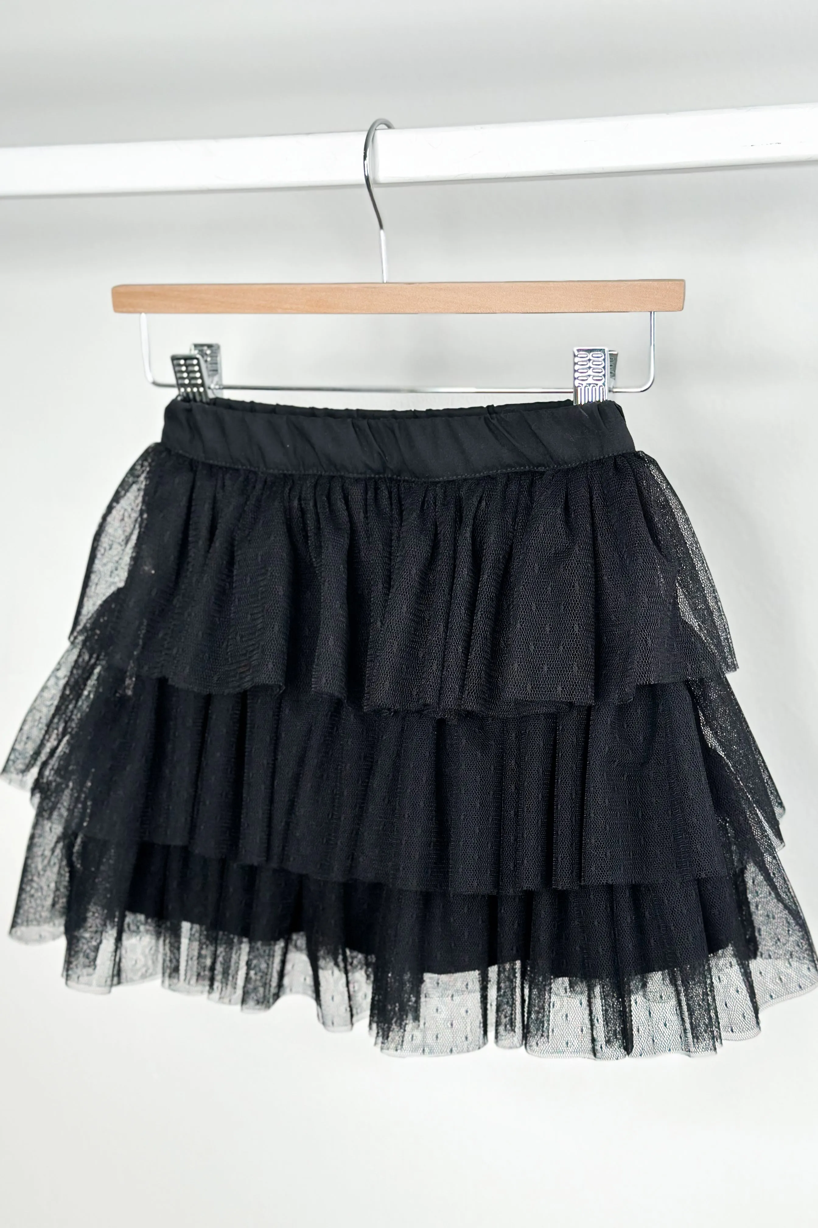 "Allegra" Black Tulle Skirt