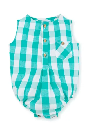 "Elio" Seersucker Gingham Shortie