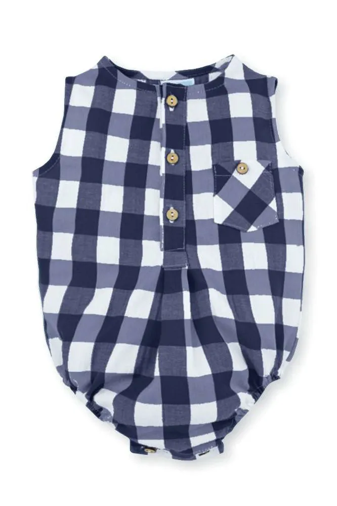 "Elio" Seersucker Gingham Shortie