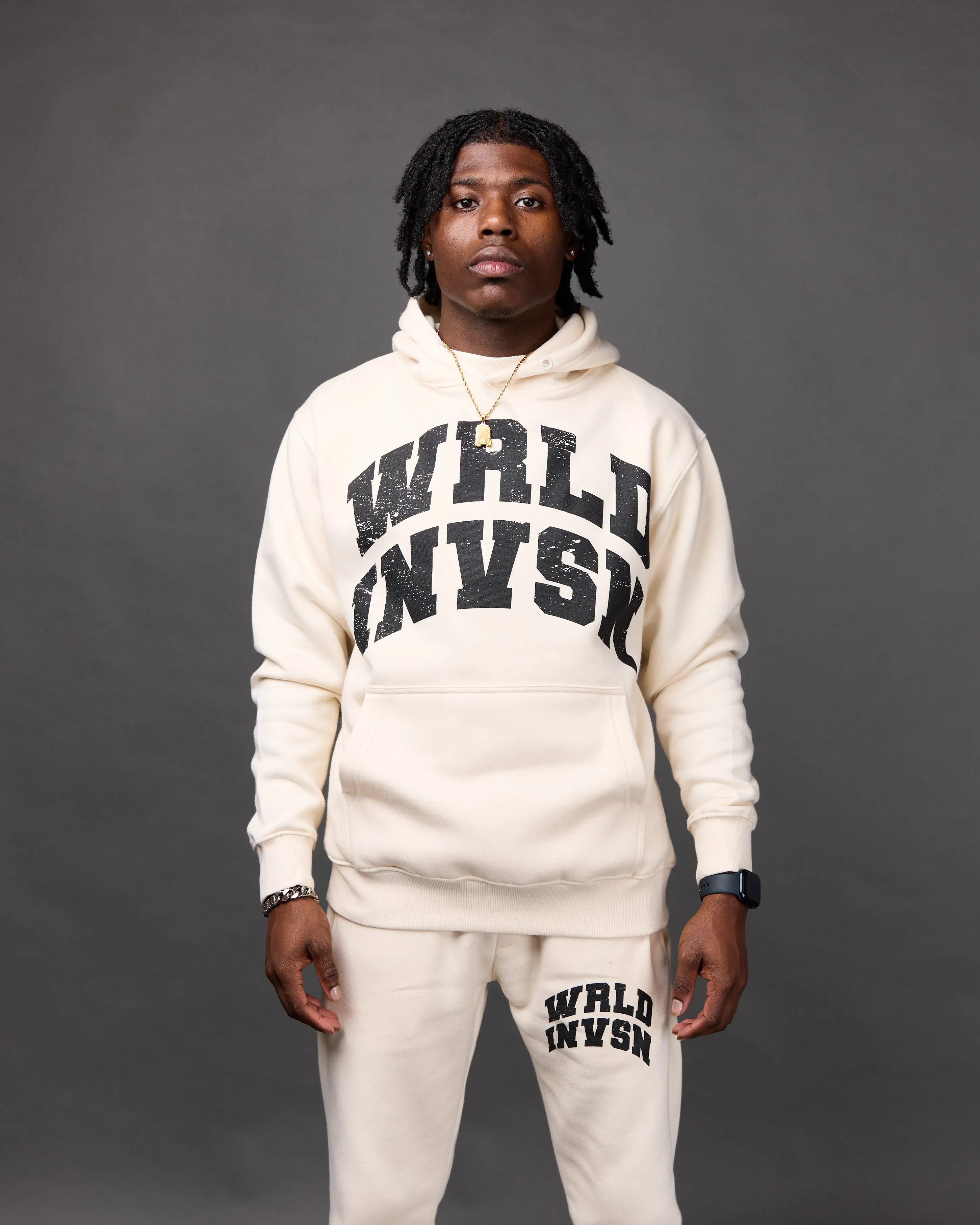"Member" Flare Stacked Set (Cream)
