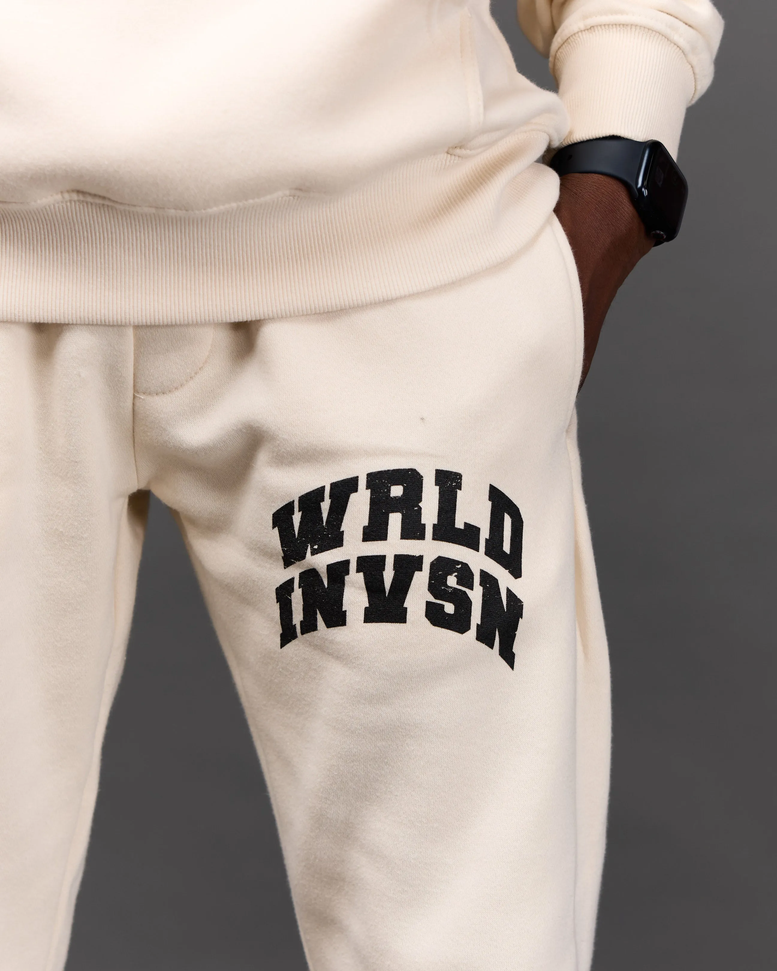 "Member" Flare Stacked Set (Cream)