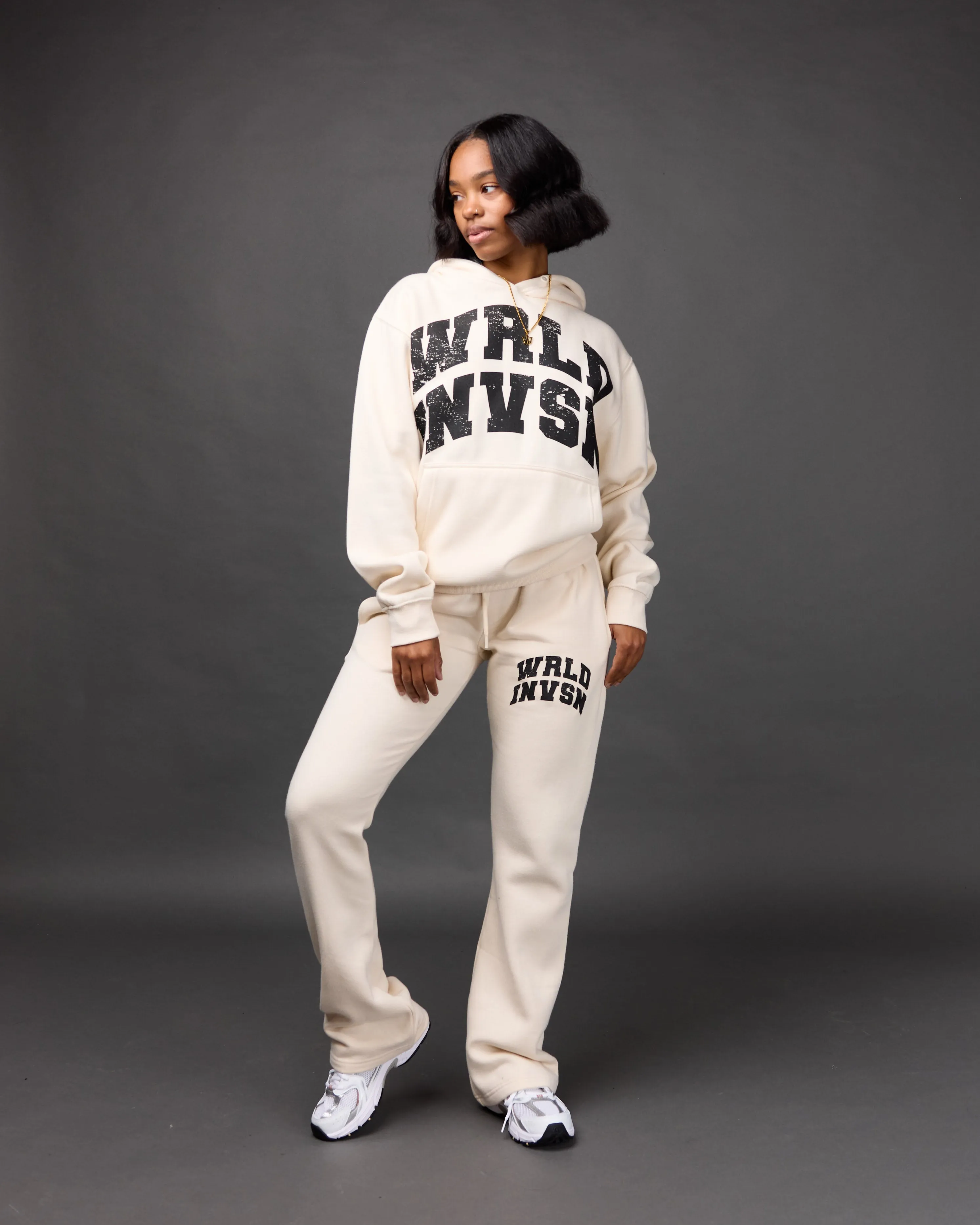 "Member" Flare Stacked Set (Cream)