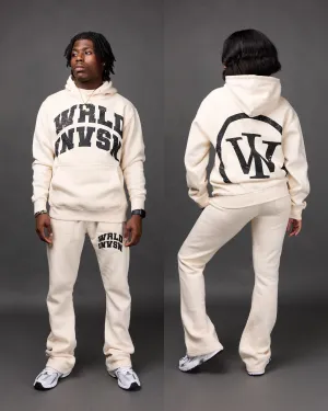 "Member" Flare Stacked Set (Cream)