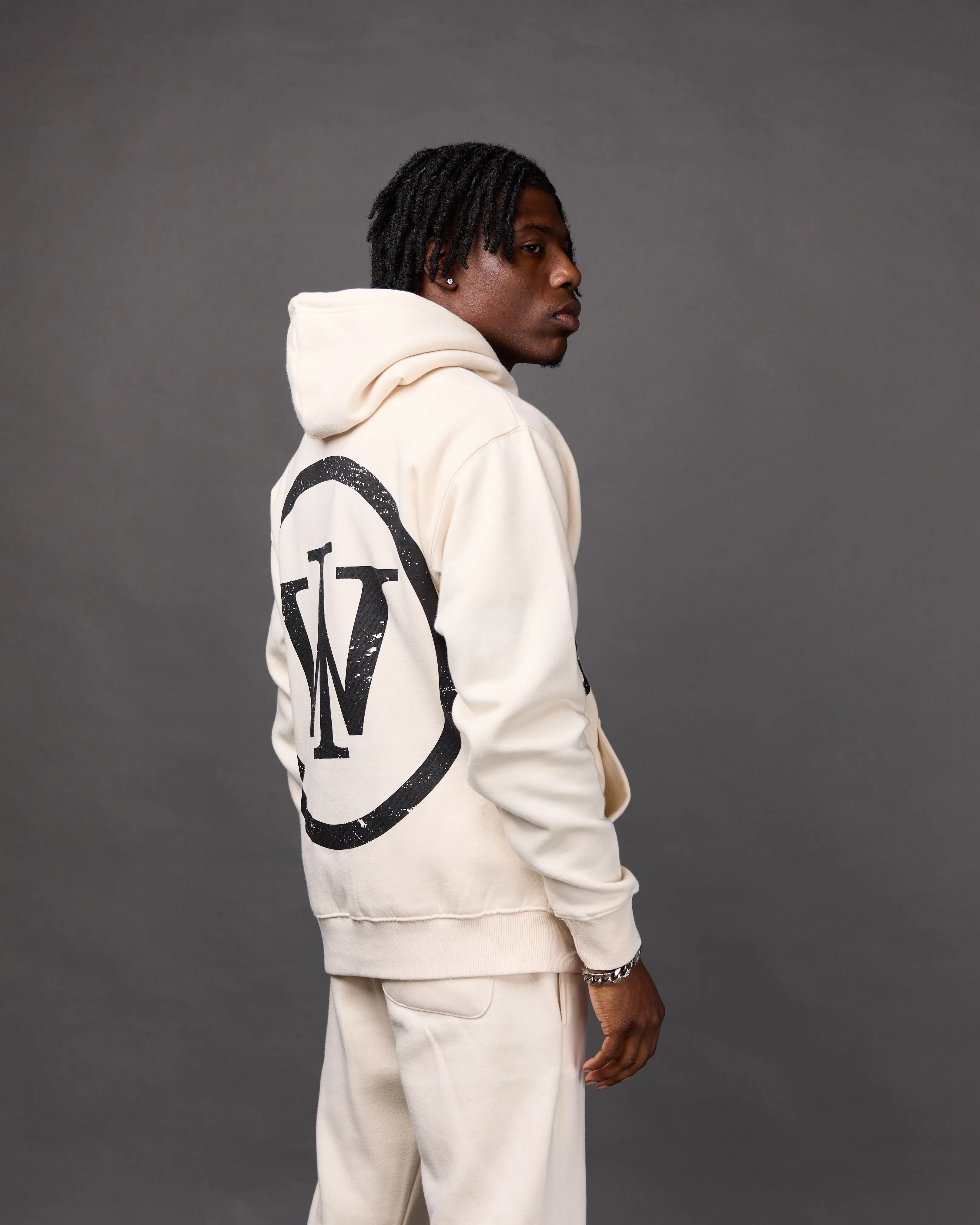 "Member" Flare Stacked Set (Cream)