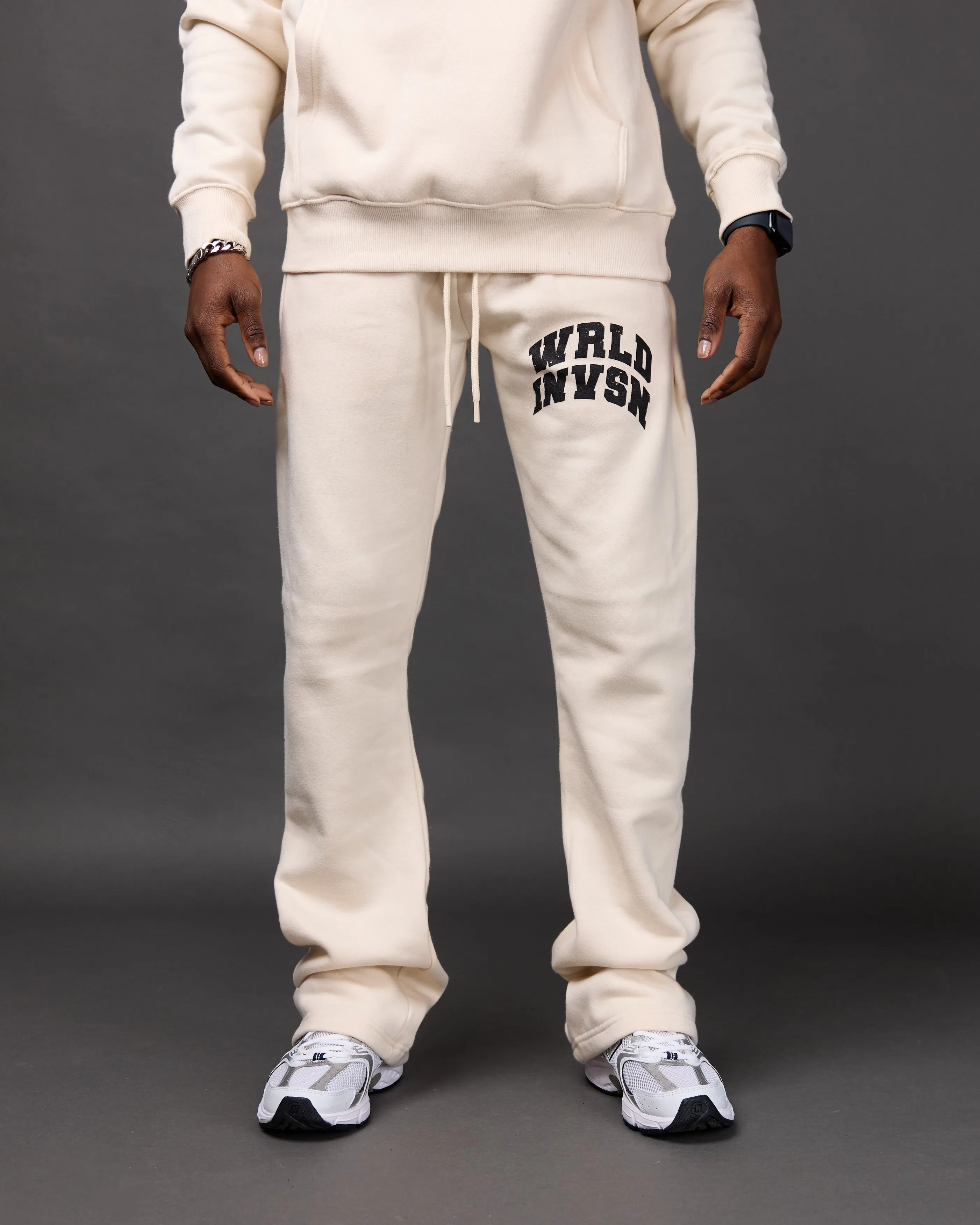"Member" Flare Stacked Set (Cream)