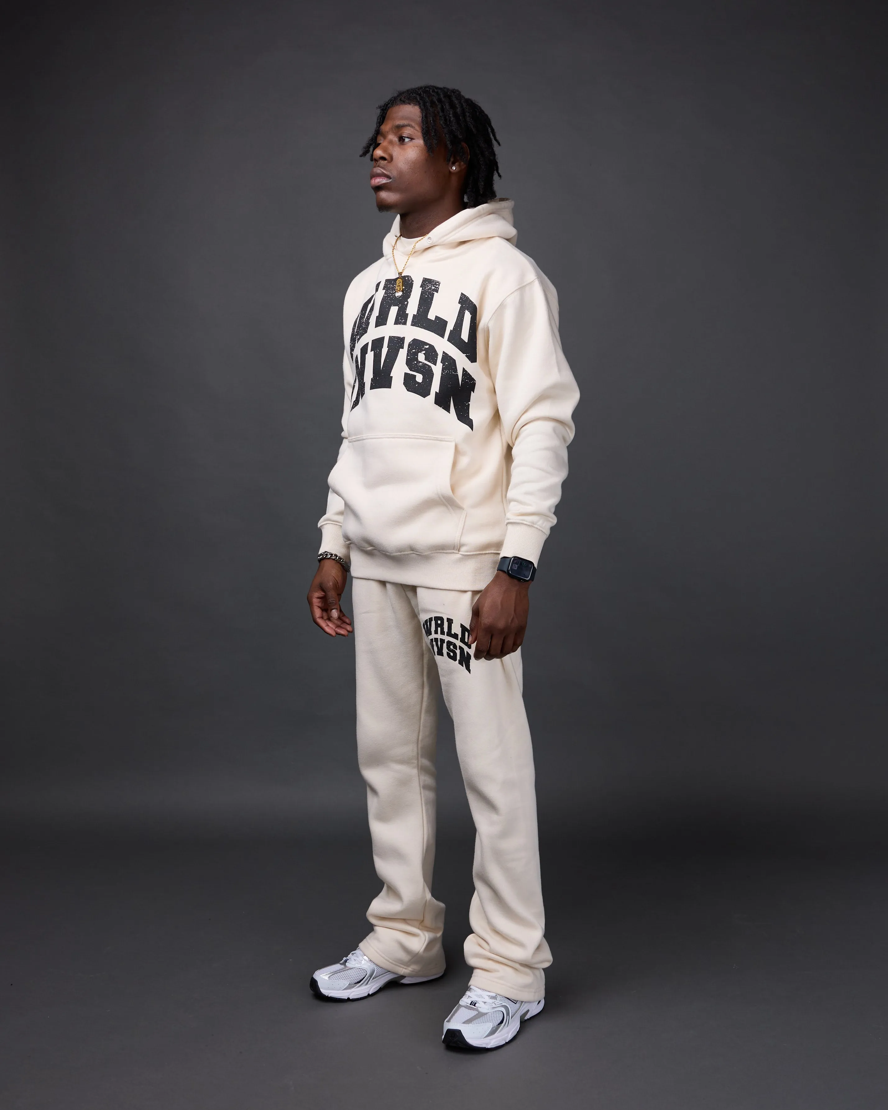 "Member" Flare Stacked Set (Cream)