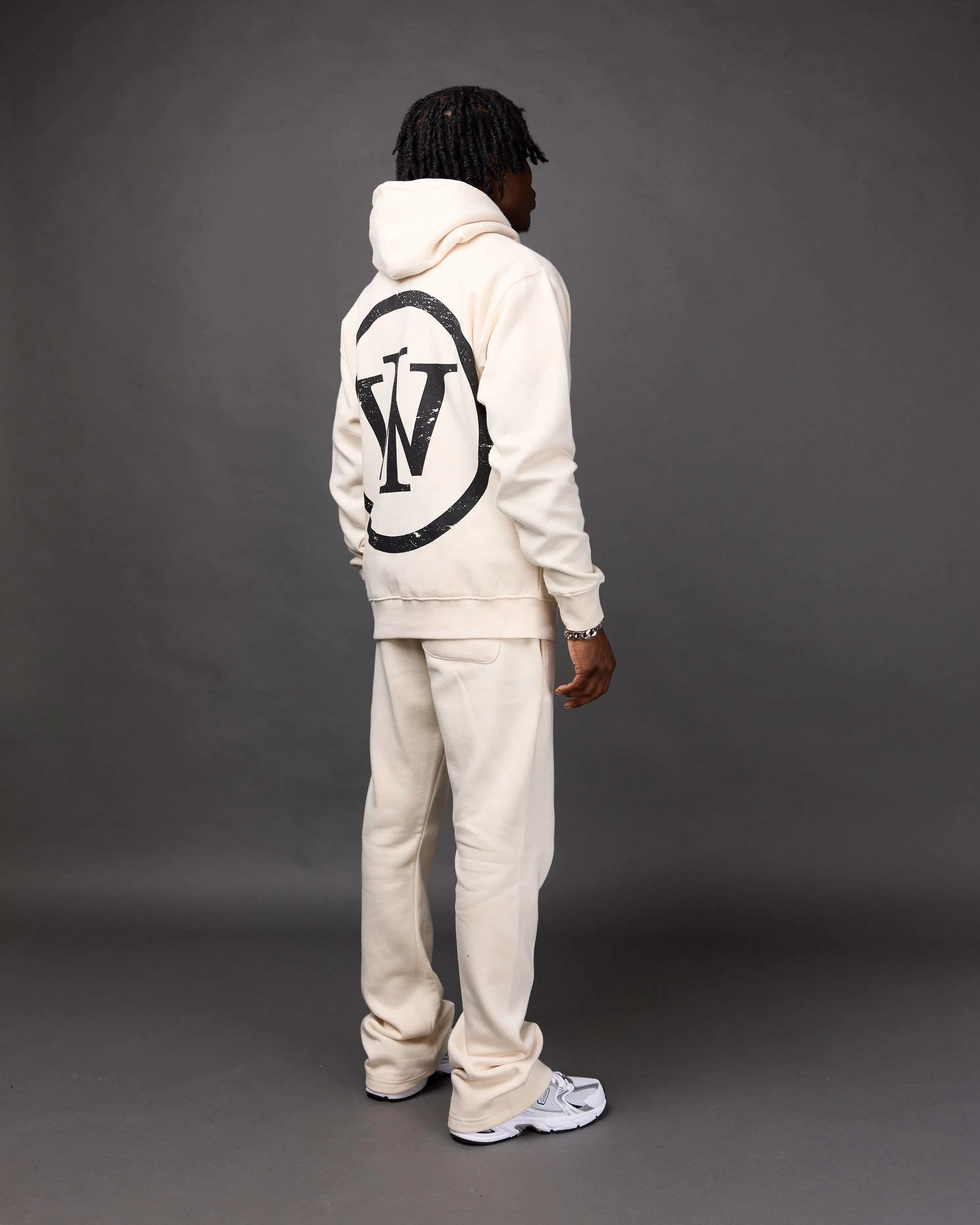 "Member" Flare Stacked Set (Cream)