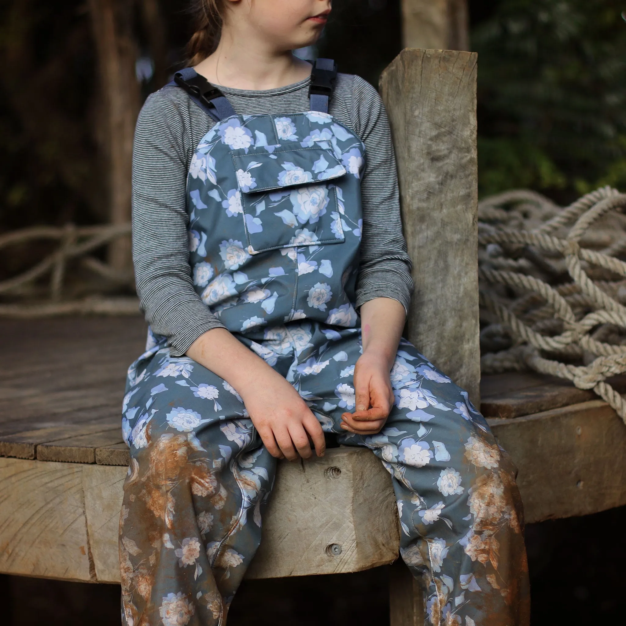 Rainhaven Overalls Sewing Pattern - Child ~ waterproof overalls