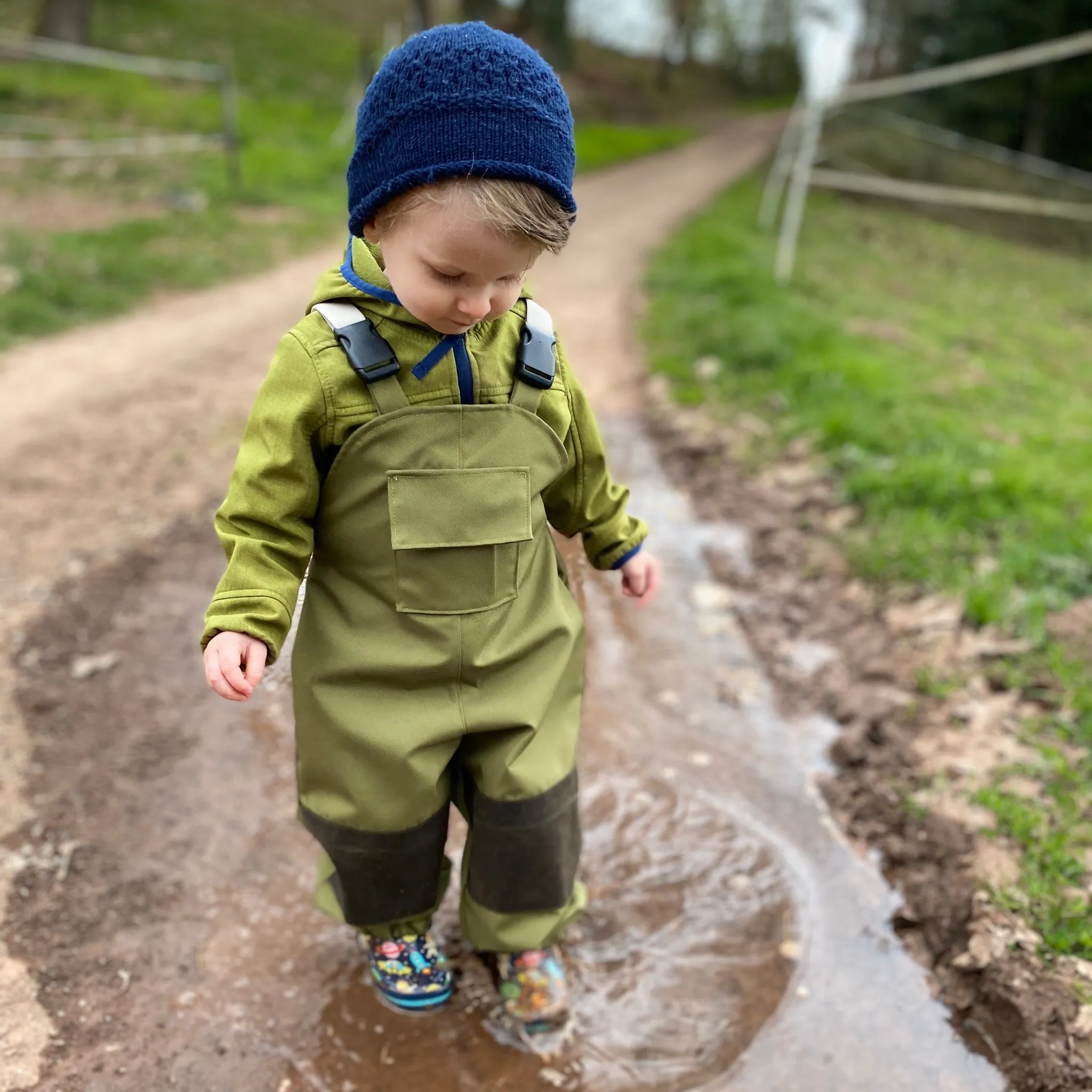Rainhaven Overalls Sewing Pattern - Child ~ waterproof overalls