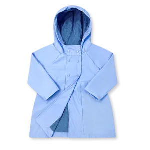 Rainy Day Raincoat - Singing in the Rain Blue, Royal Minigingham