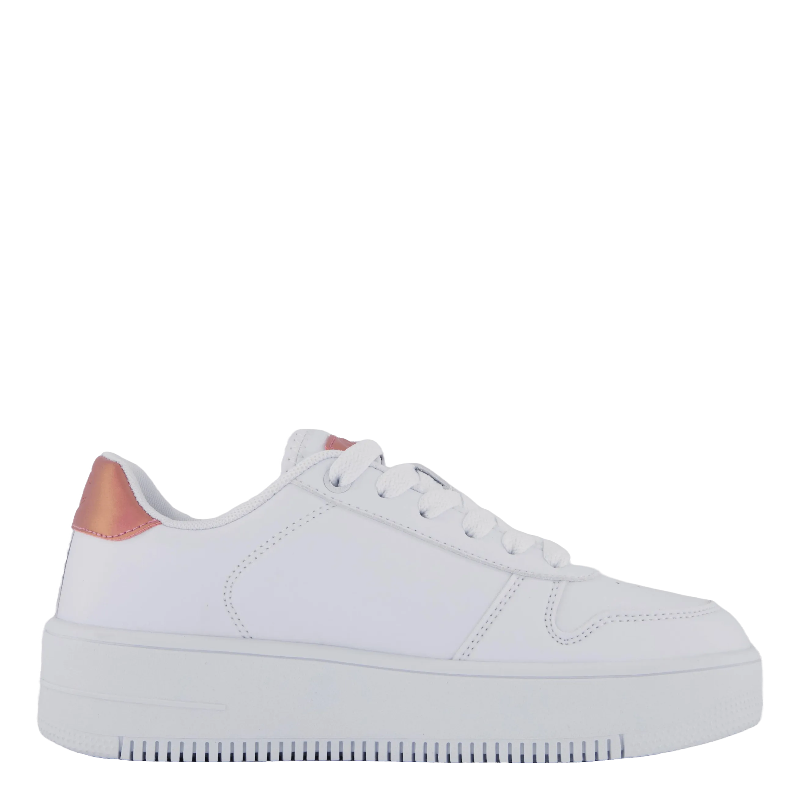 Rebound Platform Glitz Low Cut Bright White