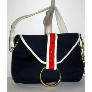 Red White & Blue Nautical Ring Purse