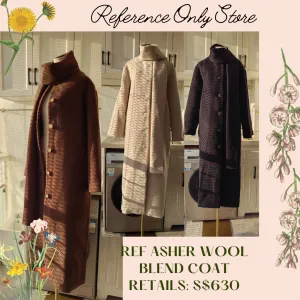 Ref Asher Wool Blend Coat