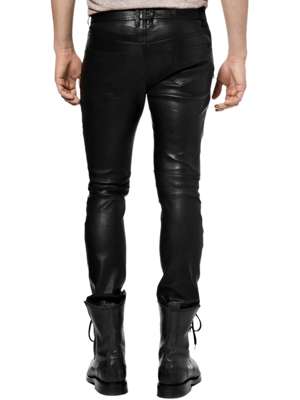 Rock Star Vibe Genuine Leather Pants for Men