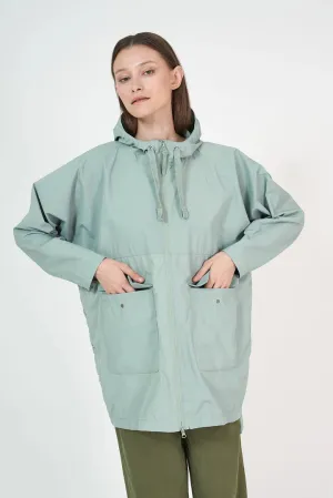 Rominjati Raincoat - Iceberg Green