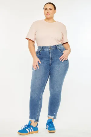 Rosemary High Rise Straight Jeans (Plus Size)