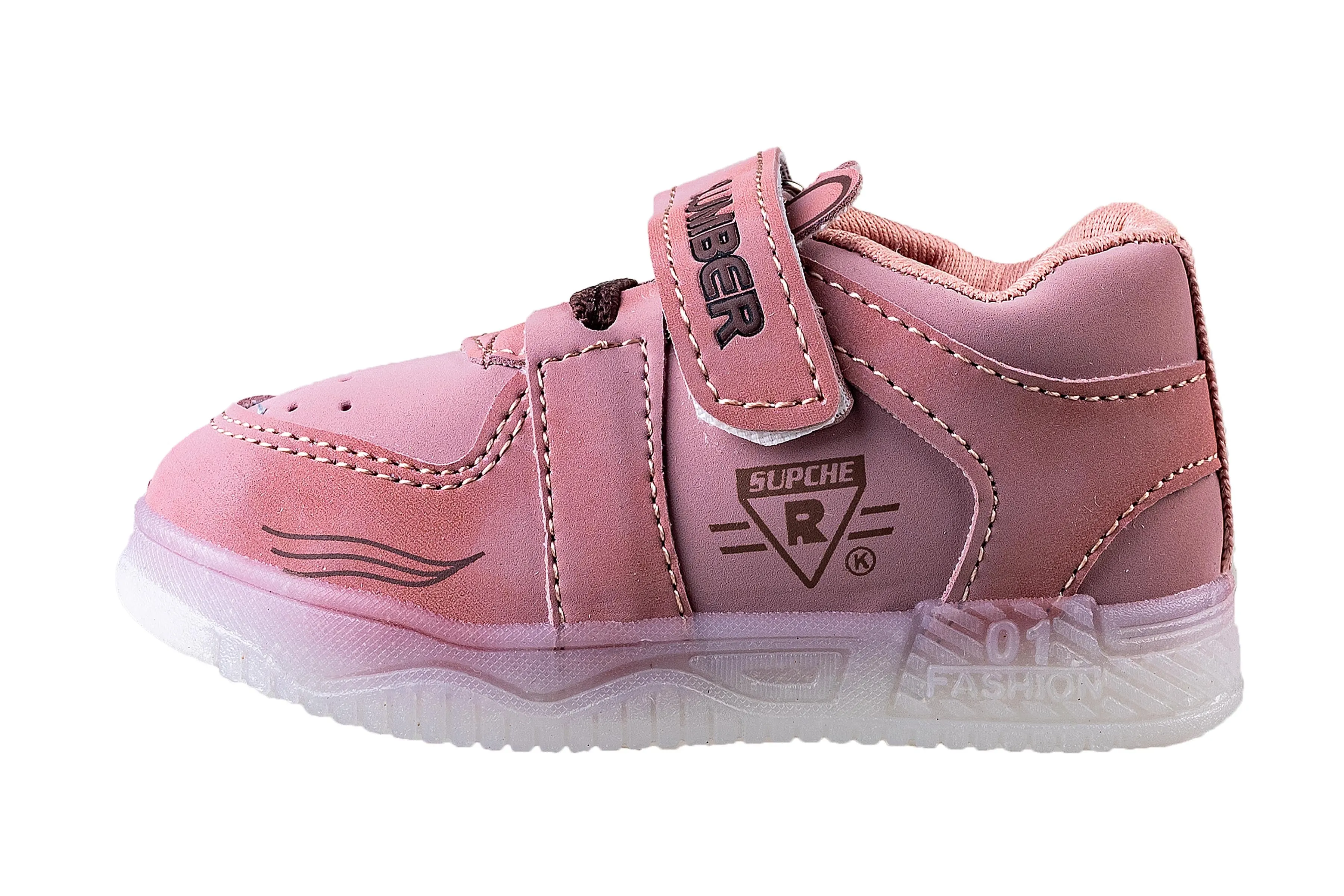 Rouba Children Peach Sports Shoe