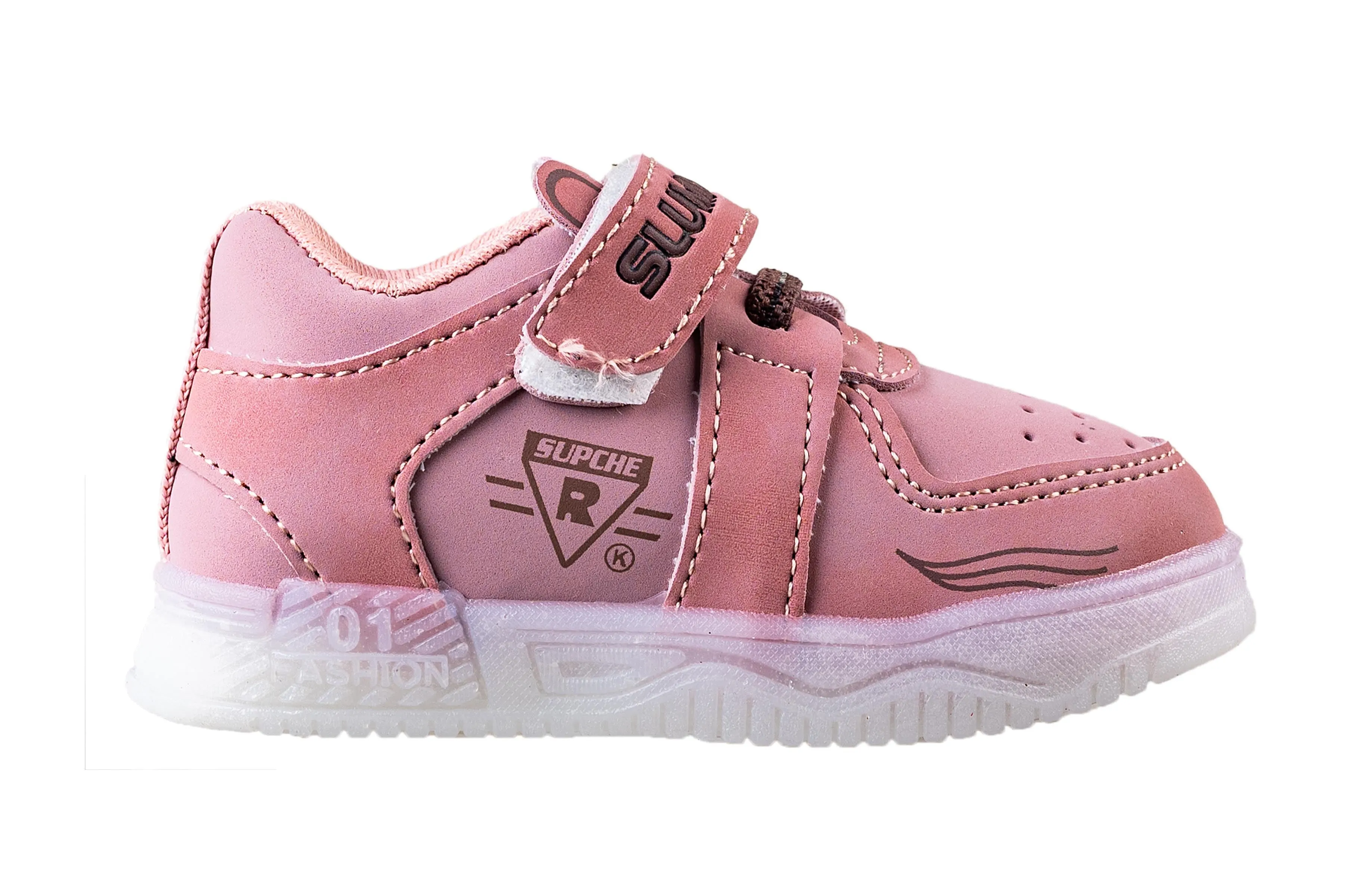 Rouba Children Peach Sports Shoe