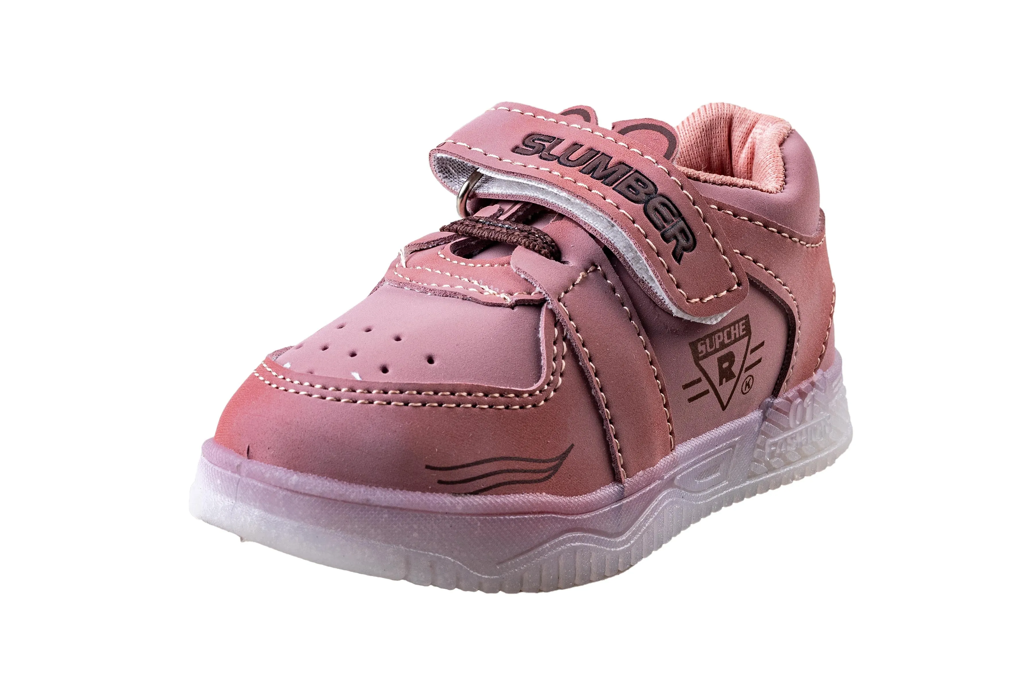 Rouba Children Peach Sports Shoe