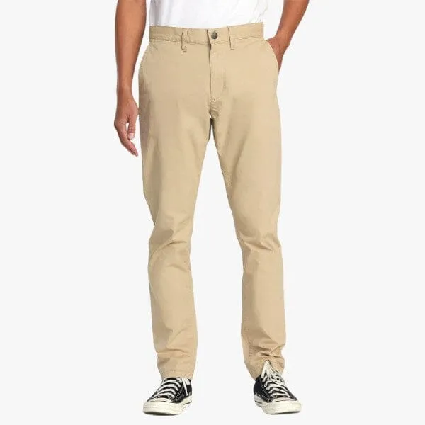 Rvca Men's Daggers Chino Pants Khaki