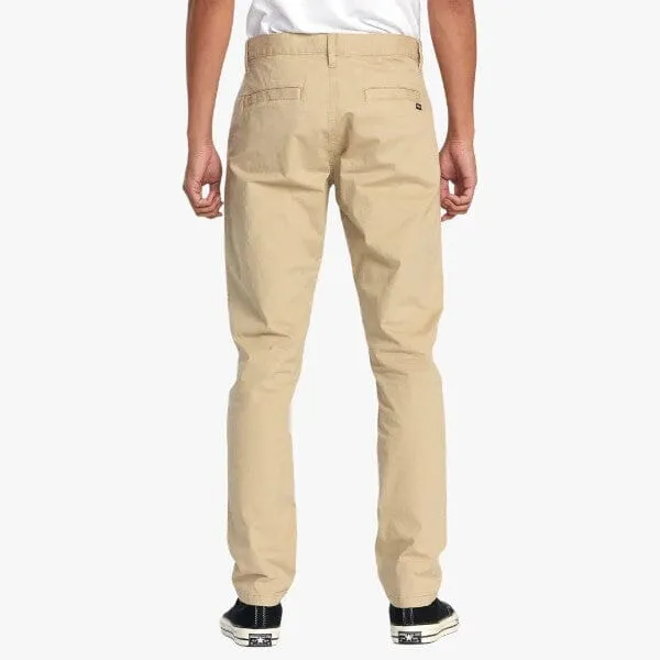 Rvca Men's Daggers Chino Pants Khaki