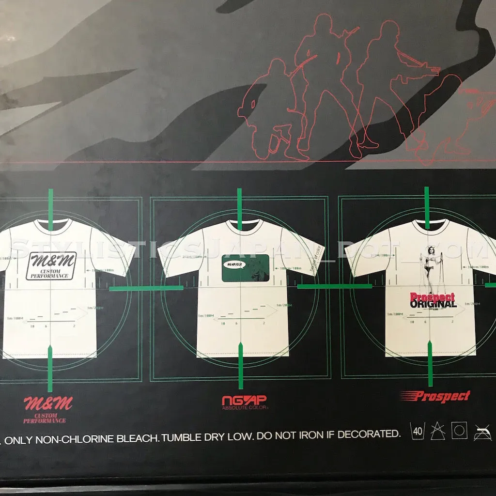 [S] DS! Neighborhood (WTaps, M&M, NGAP, etc) 4th Anniversary Tee / Figure Box Set