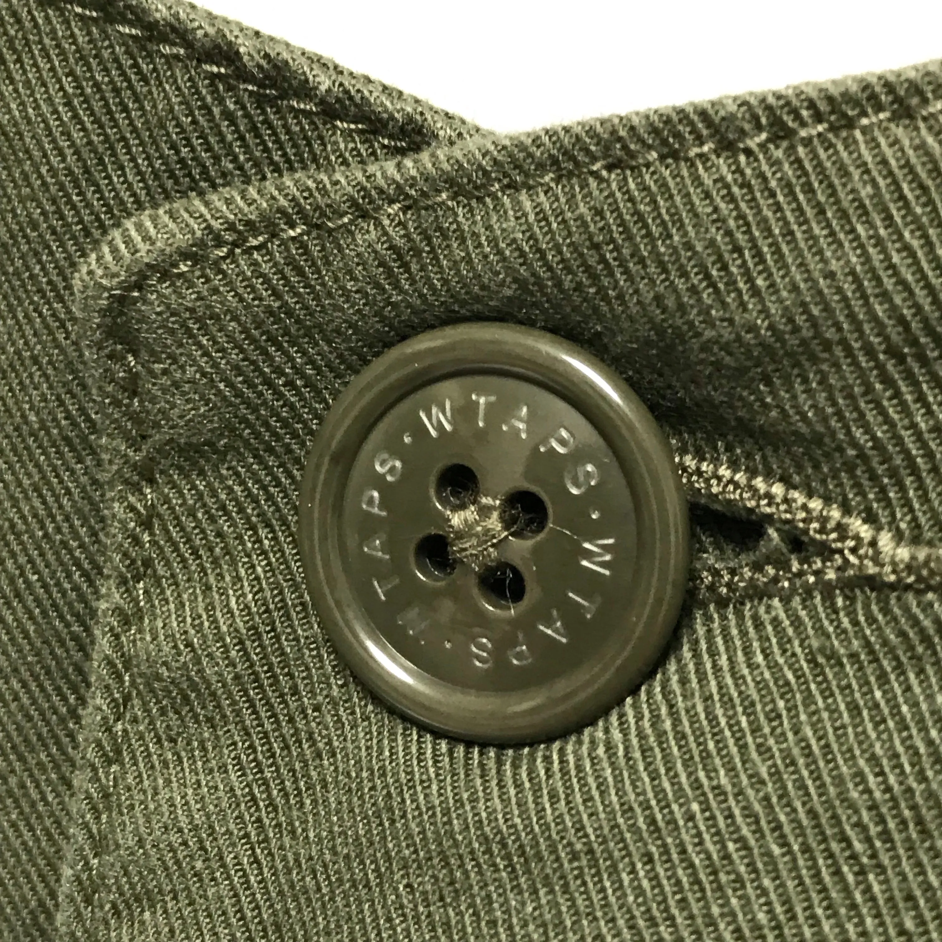 [S] DS! WTaps18AW SKIT Collarless Military Smock Shirt