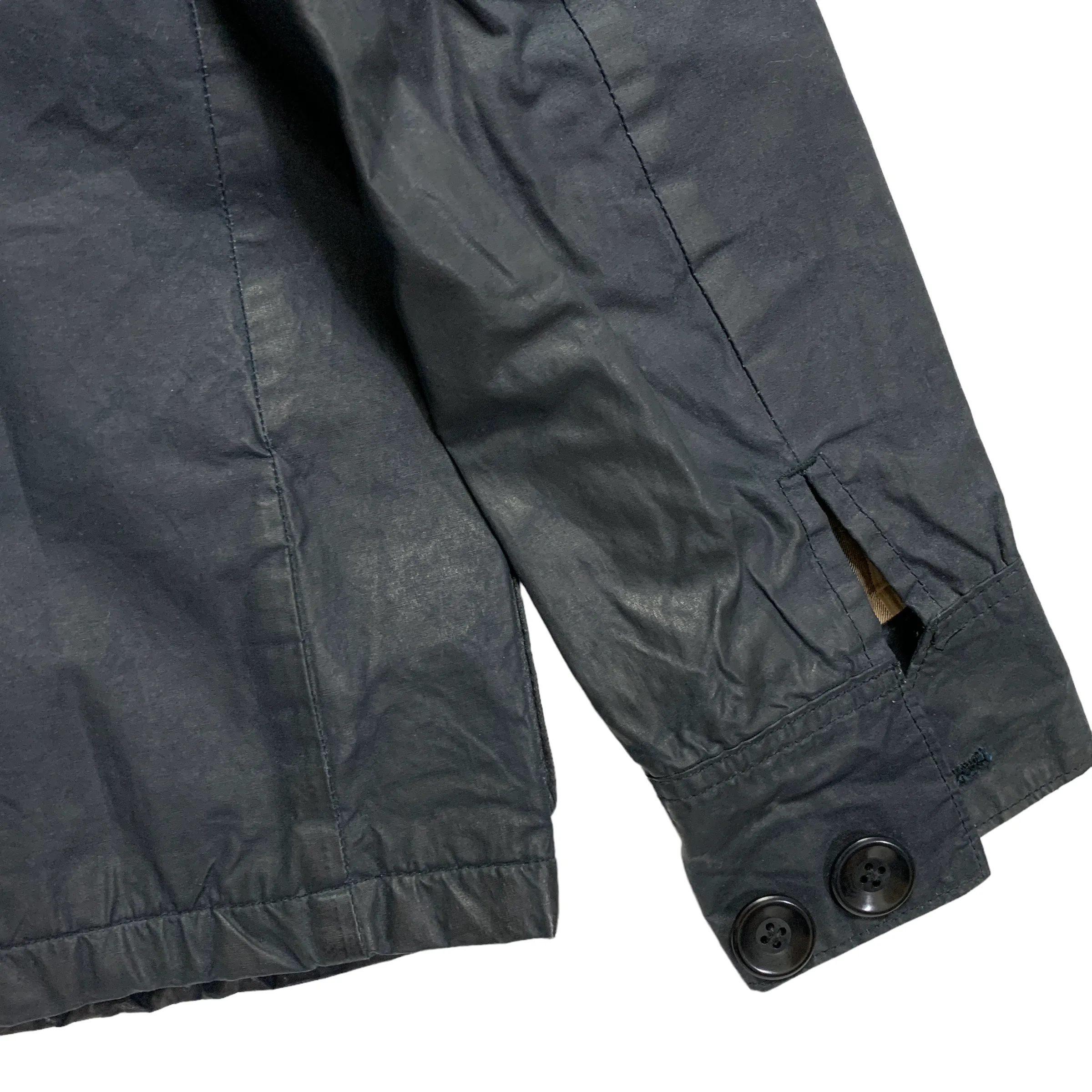 [S] Kapital Waxed Cotton 3 Pocket Military Coat Jacket