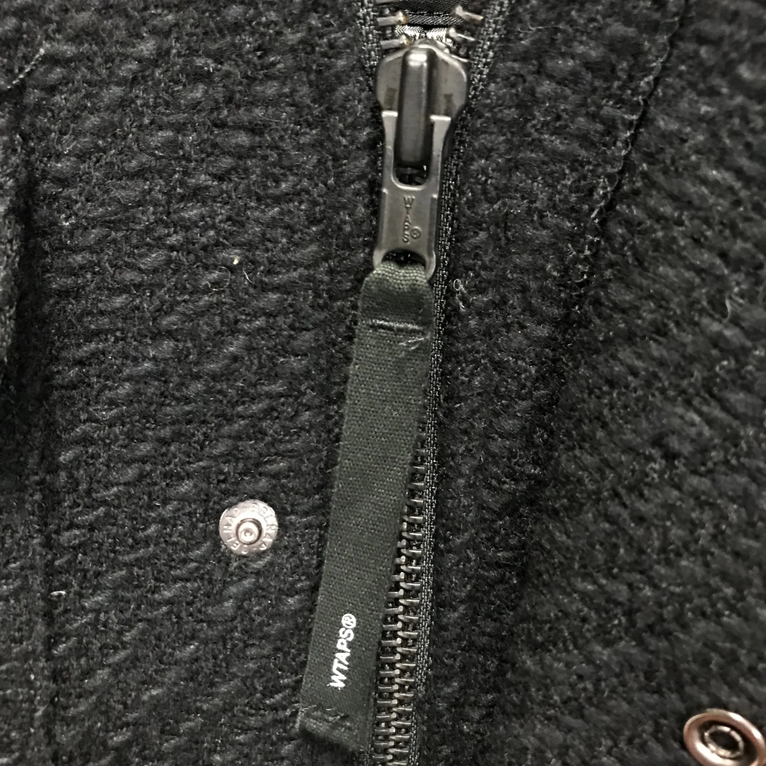 [S] WTaps Vintage 07AW Knit Wool M-65 Jacket Black