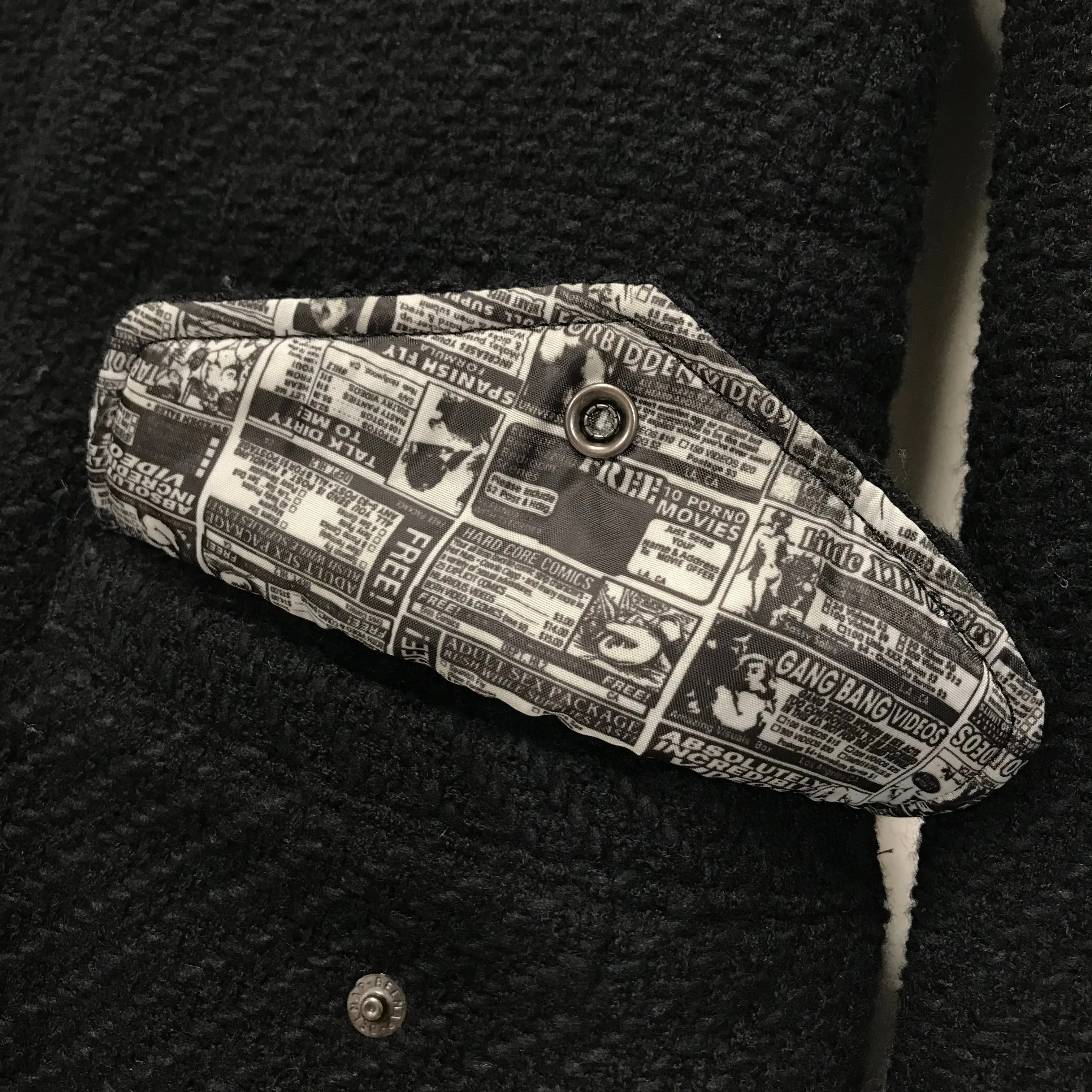 [S] WTaps Vintage 07AW Knit Wool M-65 Jacket Black