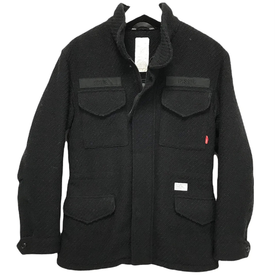 [S] WTaps Vintage 07AW Knit Wool M-65 Jacket Black