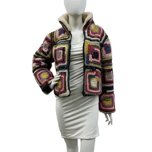 Sea New York Crochet Bomber Jacket