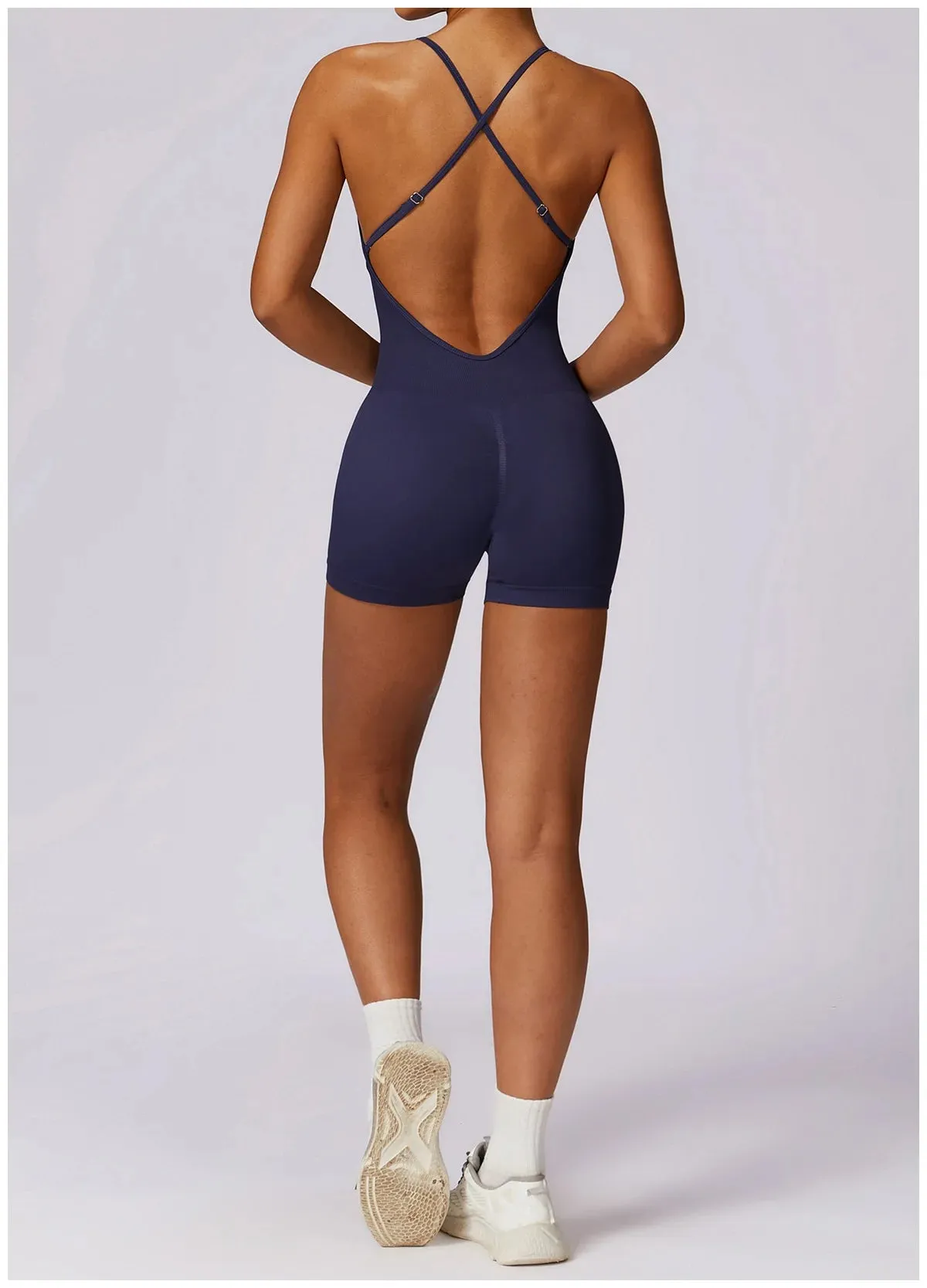 Seamless One-Piece Yoga Rompers