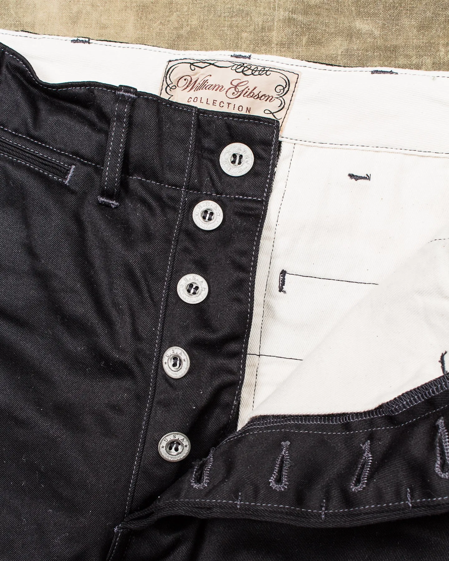 Second Hand Buzz Rickson's William Gibson Chino 1942 Model Black W29