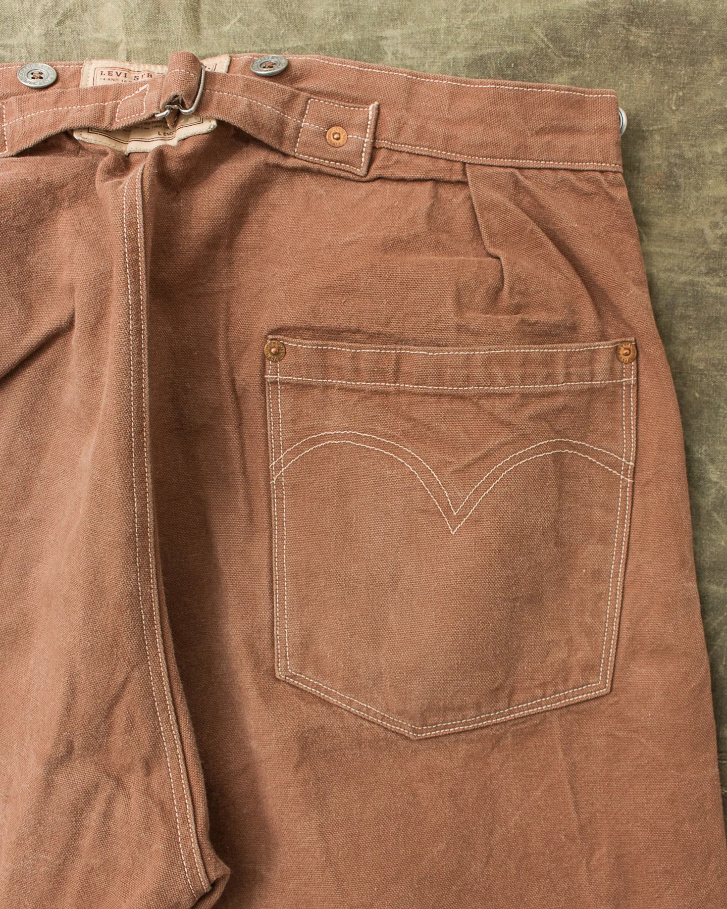 Second Hand LVC 1873 Cotton Duck Waist Overall W 34 / L 36