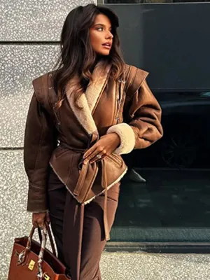 Selina - Vintage Faux Fur Women’s Jacket