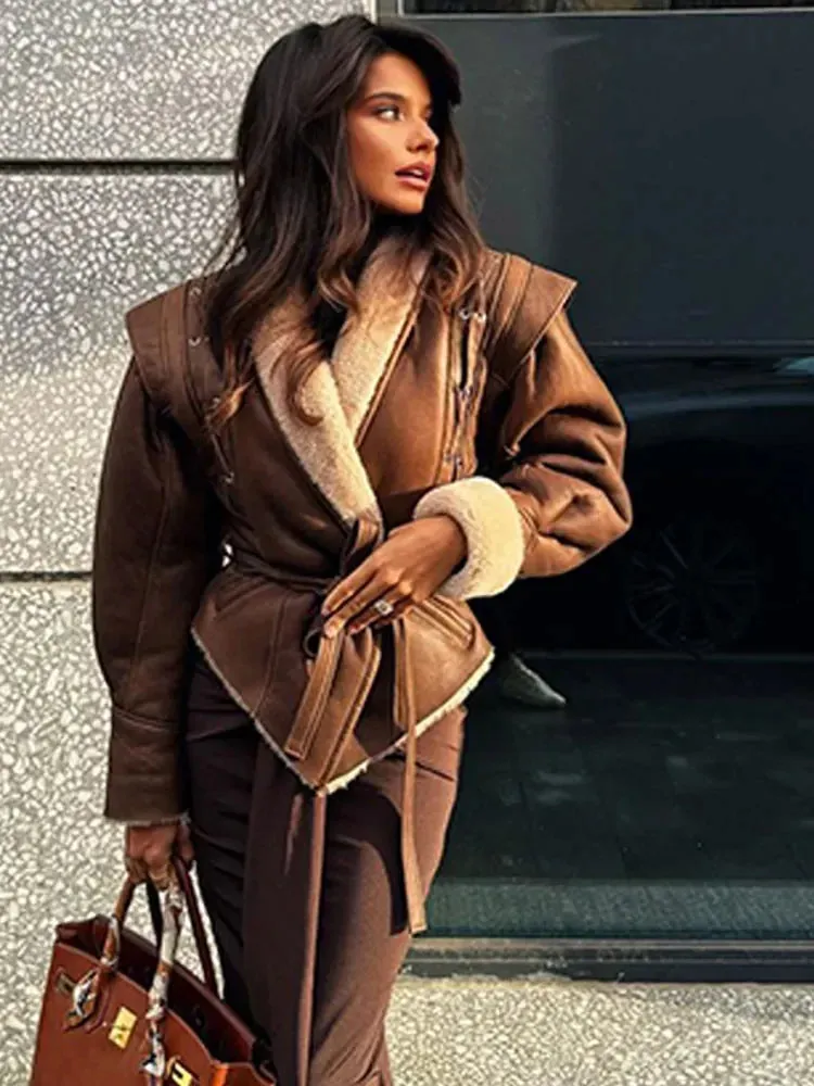 Selina - Vintage Faux Fur Women’s Jacket