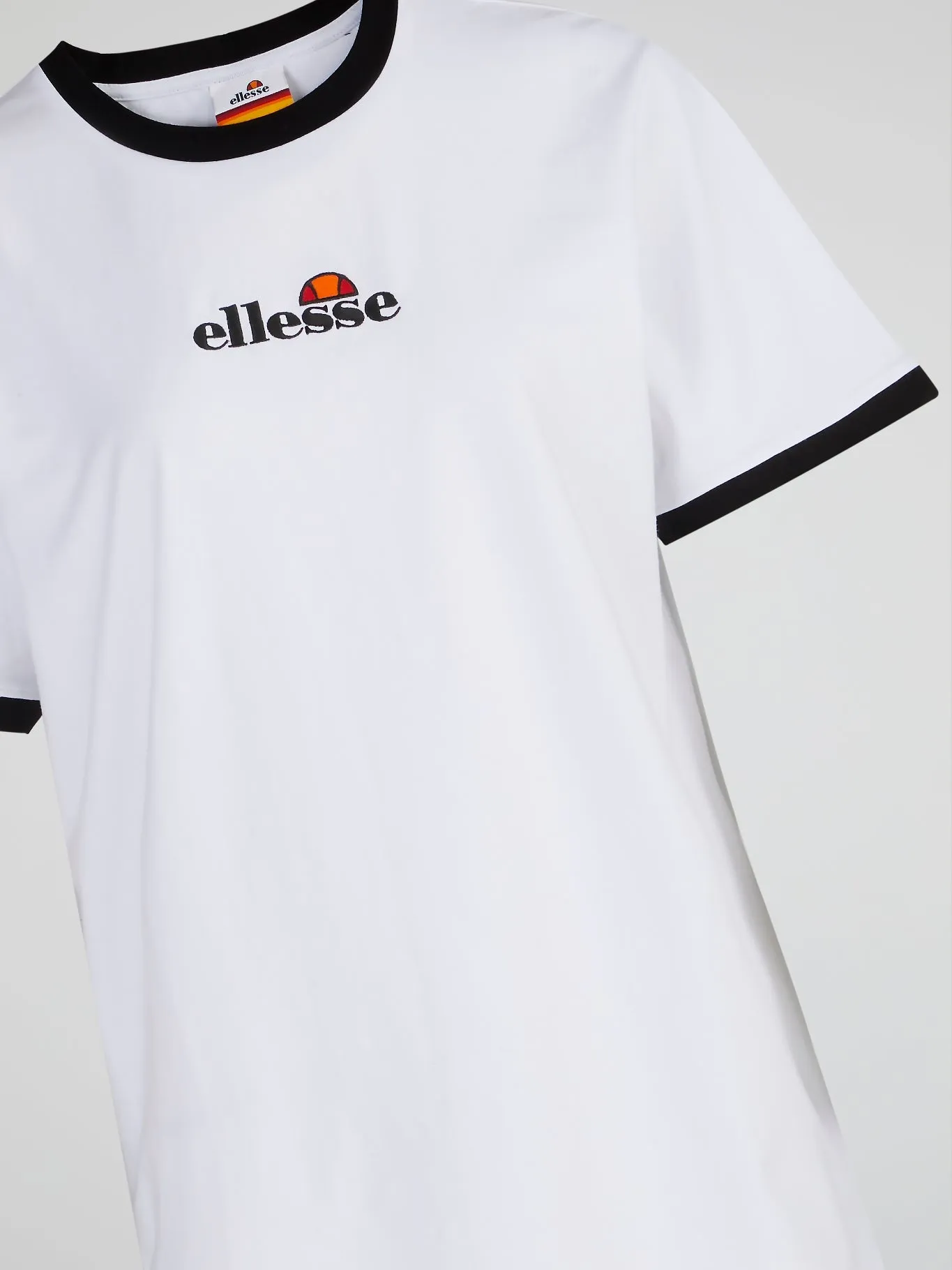 Serafina White Contrast Trim T-Shirt