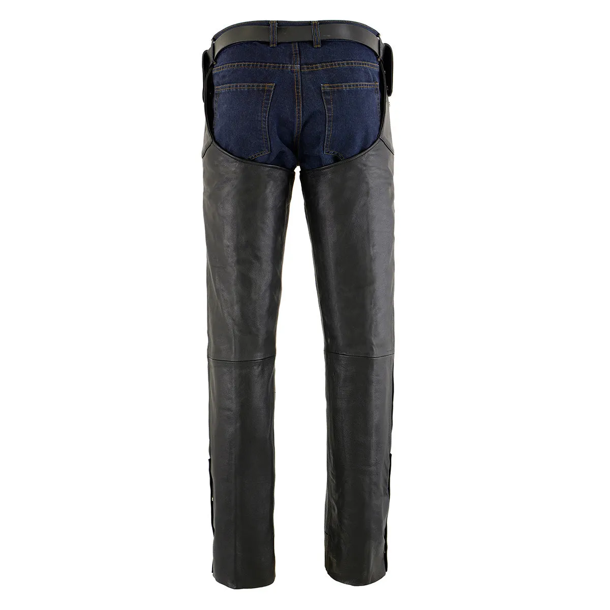 SH1198 Shotgun Chaps for Men's Belt Less- Snap Loop Around Belt - No Belt