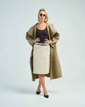 signature wool cashmere coat