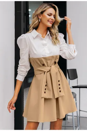 Sleeve Tie Dress