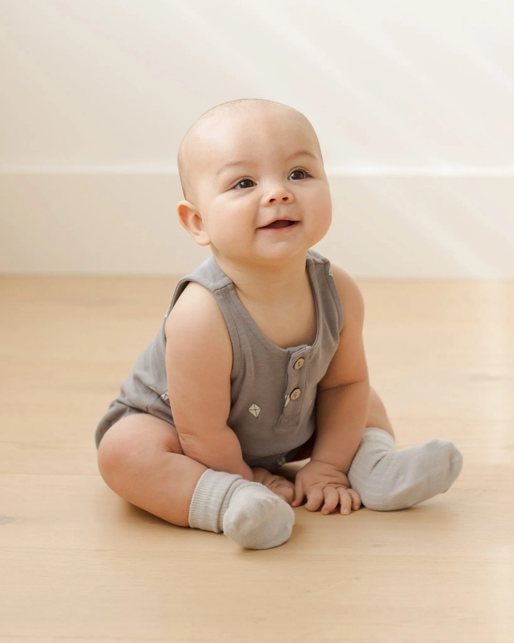 Sleeveless Bubble Romper || Kites