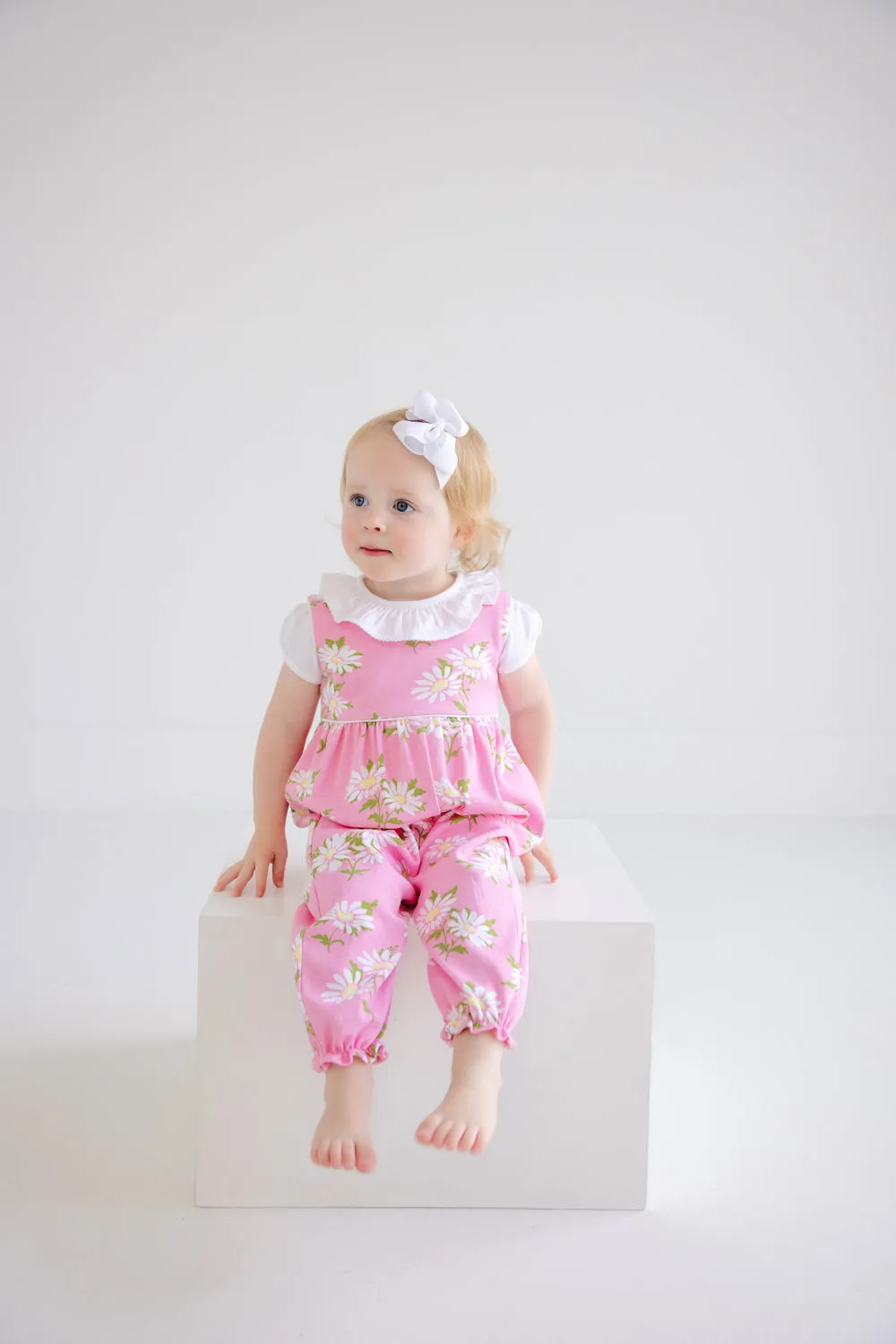 Sleeveless Rebecca Romper - Darien Daisy